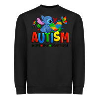 Black autism stitch accept love understand Heavyweight Sweatshirt - Zillion Design Studio