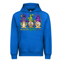Cobalt Mardi Gras crew with gnomes Urban Hoodie - NancyCooperArtShop