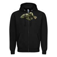 Black Bristlenose Placo Zipper Hoodie - LillyAllenDesigns