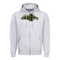 Heather Grey Bristlenose Placo Zipper Hoodie - LillyAllenDesigns
