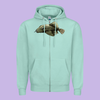 Bristlenose Placo Zipper Hoodie Designed By Lillyallendesigns