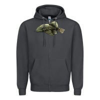 Smoke Bristlenose Placo Zipper Hoodie - LillyAllenDesigns