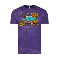 Cloud Purple farm fresh pumpkin Vintage Tee - CowhideDigitalArt