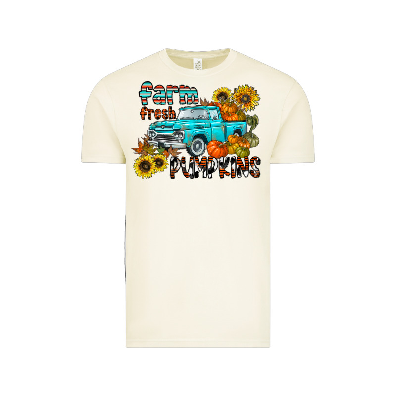 Farm Fresh Pumpkin Vintage Tee by CowhideDigitalArt | Teevron