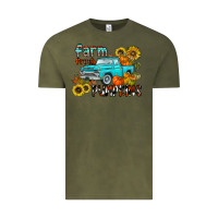 Vintage Olive farm fresh pumpkin Vintage Tee - CowhideDigitalArt