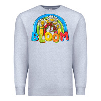 Heather Grey bloom Premium Sweatshirt - NancyCooperArtShop