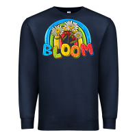 Navy bloom Premium Sweatshirt - NancyCooperArtShop