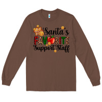 Chestnut santa's favorite  sport staff Long Sleeve Tee - AdoDesignShop
