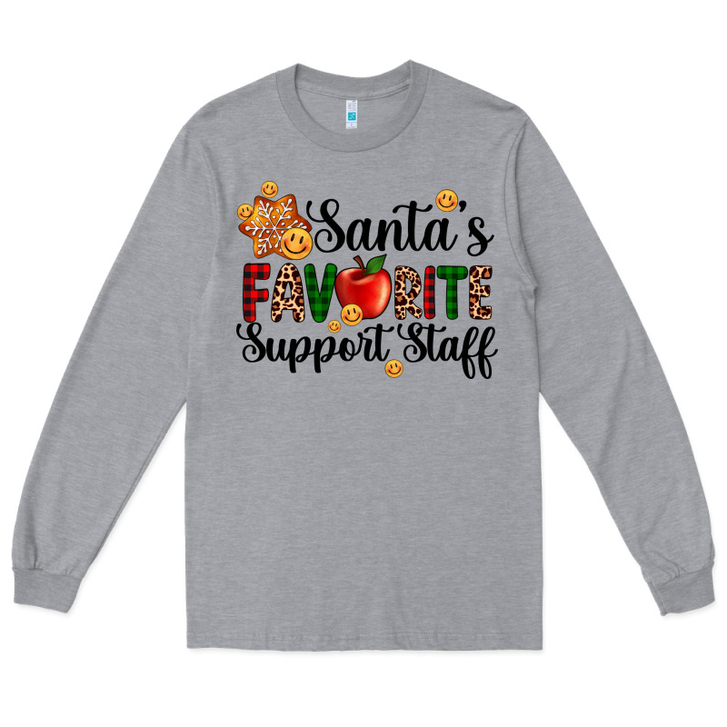Santa's Favorite  Sport Staff Long Sleeve Tee by AdoDesignShop | Teevron