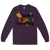 Plum santa's favorite  sport staff Long Sleeve Tee - AdoDesignShop