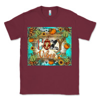 Burgundy cozy vibes tumbler Classic Tee - BundleAndBundleShop