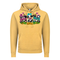Vintage Mustard mom with cow Vintage Hoodie - Zillion Design Studio
