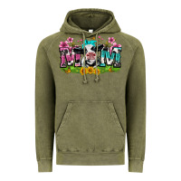 Vintage Olive mom with cow Vintage Hoodie - Zillion Design Studio