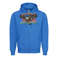 True Royal legendary born free eagle Zipper Hoodie - NancyCooperArtShop