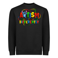 Black autism stitch seeing the world differently Heavyweight Sweatshirt - Zillion Design Studio