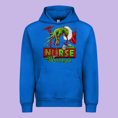 Grinch Hand Nurse Manager Urban Hoodie Designed By Nancycooperartshop