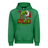 Emerald grinch hand nurse manager Urban Hoodie - NancyCooperArtShop