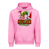 Fuchsia Pink grinch hand nurse manager Urban Hoodie - NancyCooperArtShop