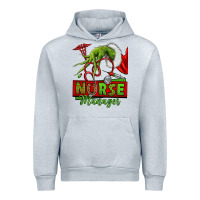 Heather Grey grinch hand nurse manager Urban Hoodie - NancyCooperArtShop