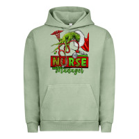 Pigment Oil Green grinch hand nurse manager Urban Hoodie - NancyCooperArtShop