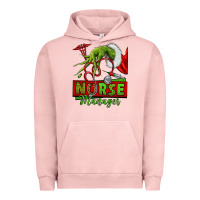 Pigment Salmon grinch hand nurse manager Urban Hoodie - NancyCooperArtShop