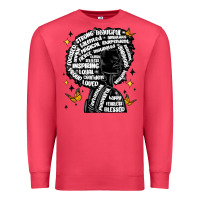 Cardinal black woman quotes Premium Sweatshirt - MaliasSmallBusiness