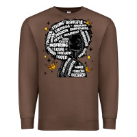 Chestnut black woman quotes Premium Sweatshirt - MaliasSmallBusiness