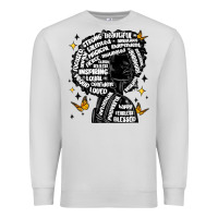 Dove Grey black woman quotes Premium Sweatshirt - MaliasSmallBusiness