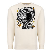 Sandshell black woman quotes Premium Sweatshirt - MaliasSmallBusiness