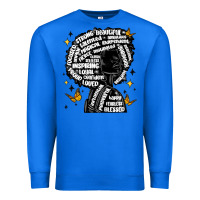 True Royal black woman quotes Premium Sweatshirt - MaliasSmallBusiness