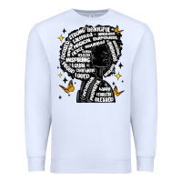 White black woman quotes Premium Sweatshirt - MaliasSmallBusiness