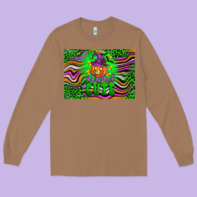 Wicked Cute Kids Long Sleeve Tee Designed By Artiststas