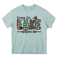 Arona living on lake time Heavy Core Tee - CowhideDigitalArt