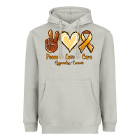 Moon Dust Peace love cure Appendix Cancer Heavyweight Hoodie - NancyCooperArtShop