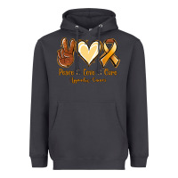 Smoke Peace love cure Appendix Cancer Heavyweight Hoodie - NancyCooperArtShop