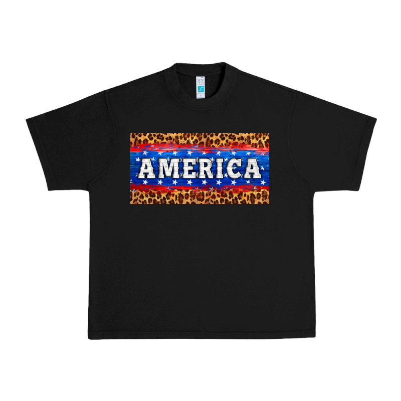 America License Plate Urban Heavy Tee by HRA Design Shop | Teevron