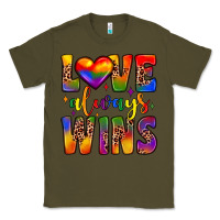 Army Green love always wins Classic Tee - JahusDesignShop