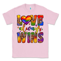 Bubblegum Pink love always wins Classic Tee - JahusDesignShop