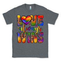 Charcoal Heather love always wins Classic Tee - JahusDesignShop