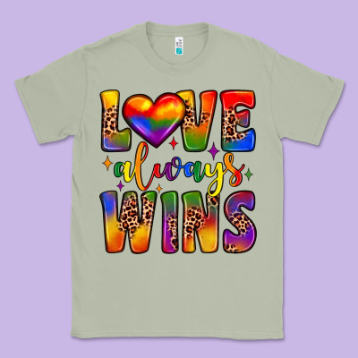 Love Always Wins Classic Tee Designed By Jahusdesignshop