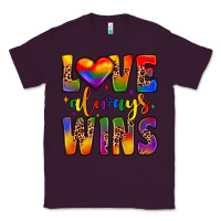 Plum love always wins Classic Tee - JahusDesignShop