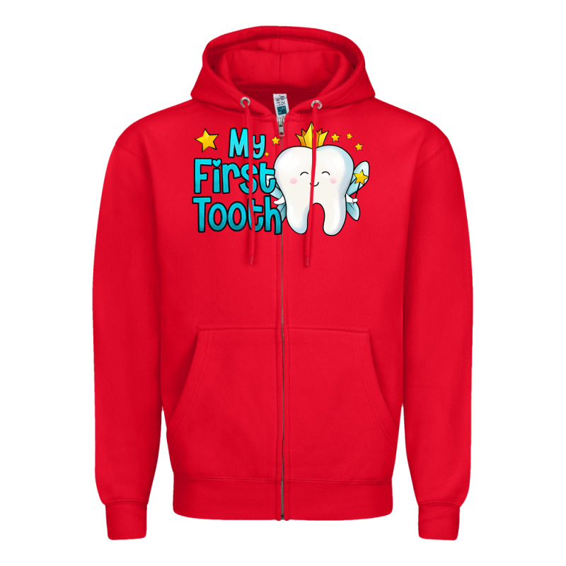 My First Tooth Tooth Fairy Zipper Hoodie by Jasminsmagicworld | Teevron