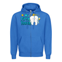 True Royal my first tooth tooth fairy Zipper Hoodie - Jasminsmagicworld
