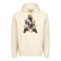 Sandshell Christmas Tree With Manatee Premium Hoodie - LillyAllenDesigns