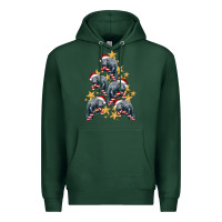 Christmas Tree With Manatee Premium Hoodie | Teevron