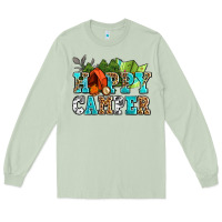 Matcha happy camper with trees and map Long Sleeve Tee - AdoDesignShop