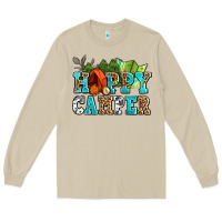 Mushroom happy camper with trees and map Long Sleeve Tee - AdoDesignShop