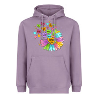 Lavender sunflower love hugs Heavyweight Hoodie - MaliasSmallBusiness