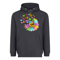 Smoke sunflower love hugs Heavyweight Hoodie - MaliasSmallBusiness