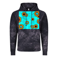 Cloud Black turquoise gemstone sunflower Vintage Hoodie - JahusDesignShop